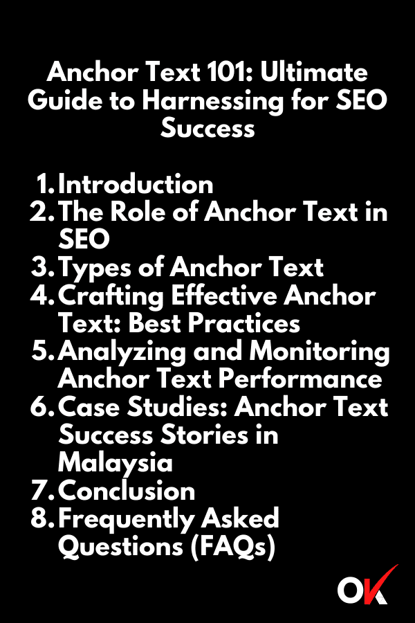Anchor Text 101 Ultimate Guide to Harnessing for SEO Success