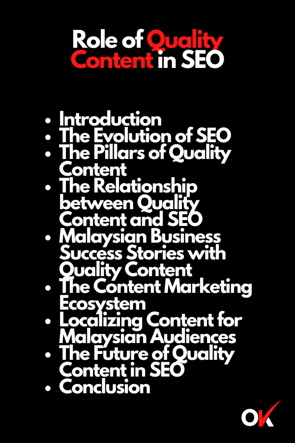 Role of Quality Content in SEO - Top 3 Ways to Create Quality Article 1 Role of quality content in SEO